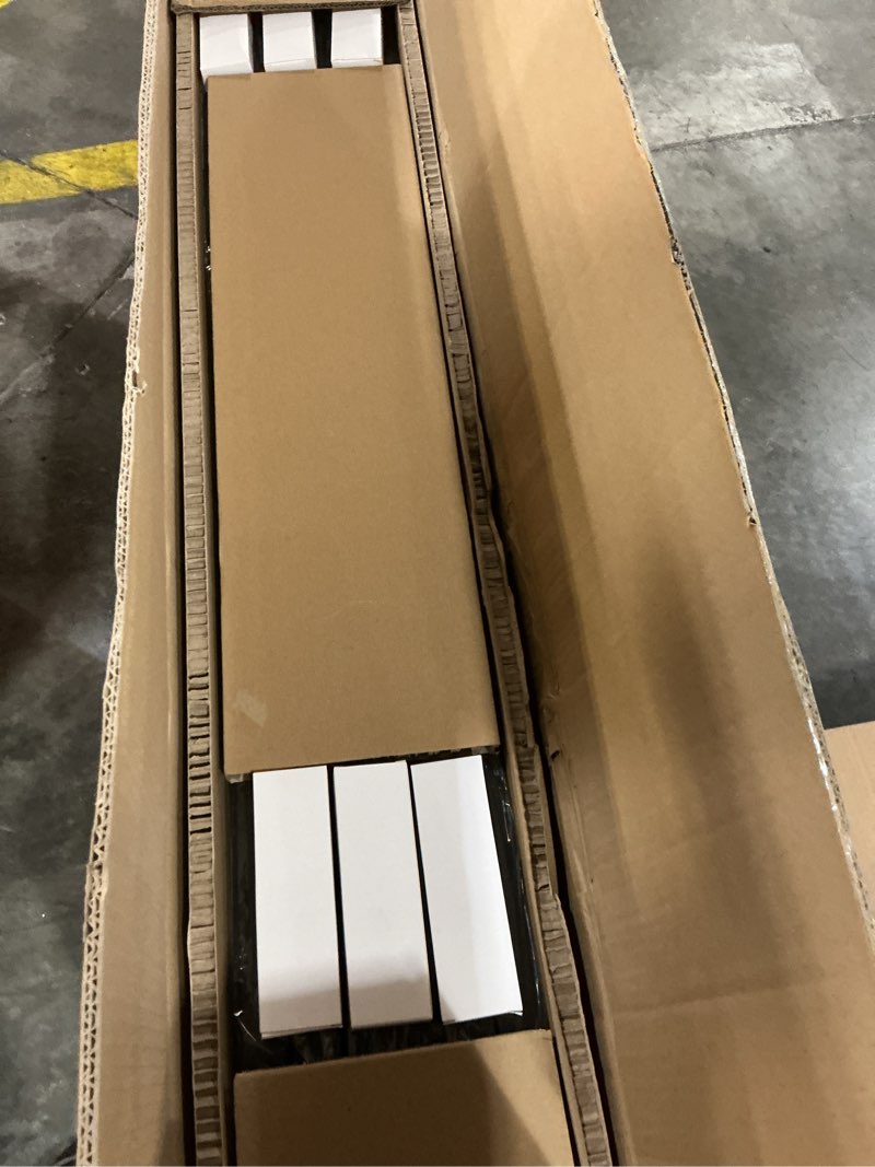 Condition photo showing New/Like New for aikvsxer 6pack 1x4 led flat panel light surface mount led ceiling light, 5500lm 50w triac 10-100% dimmable, 3000/4000/5000k ac120v kitchen lights ceiling flush mount for garage/basement black black 1x4ft 6pack