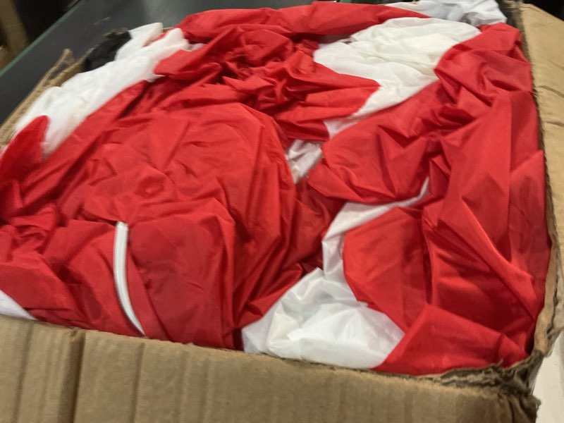 Condition photo showing Good Condition for SEASONBLOW 20.6 FT Giant Christmas Inflatables Santa Claus Outdoor Decorations, Huge Christmas Santa Claus with Gift Boxes LED Light Blow Up for Extra Large Xmas Yard Decorations Outdoor Lawn Party 20.6 FT Santa Claus