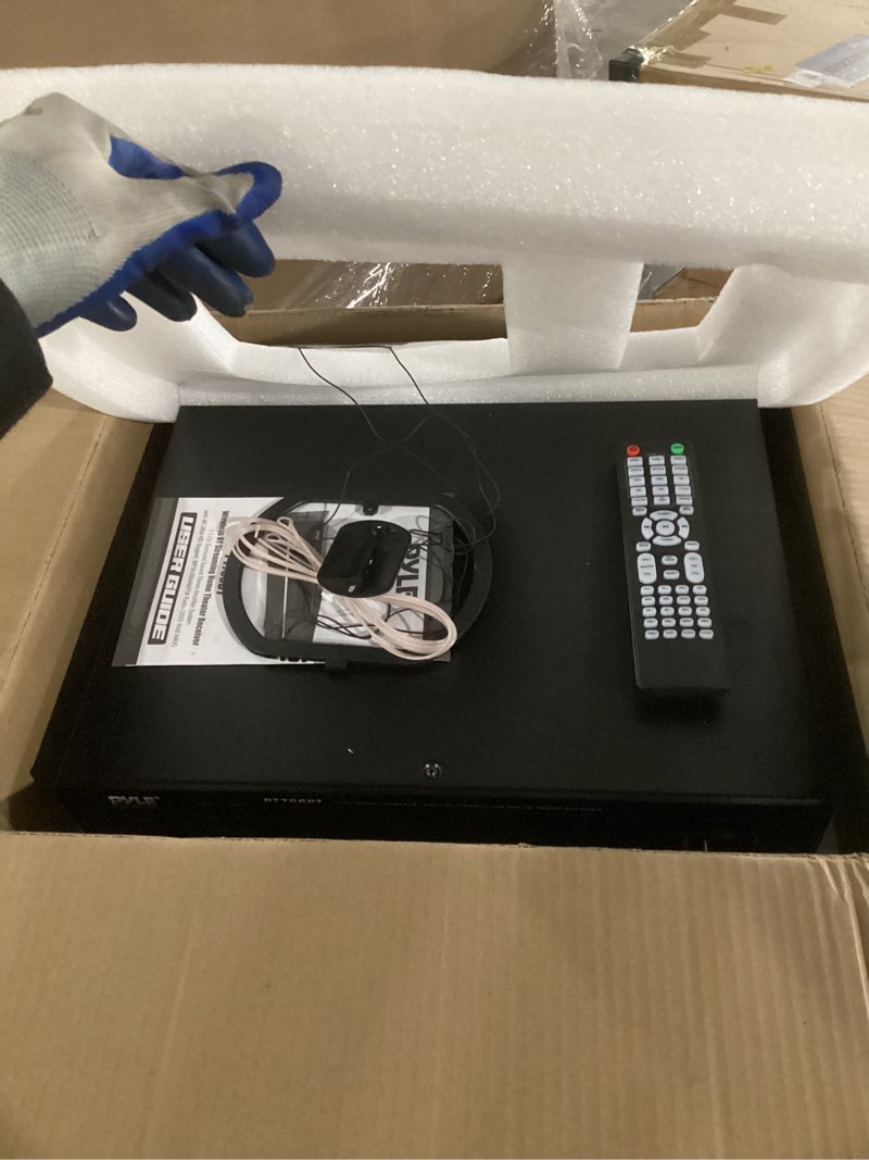 Condition photo showing Good Condition for pyle 7.1-channel hi-fi bluetooth stereo amplifier - 2000 watt av home theater speaker subwoofer surround sound receiver w/ radio, usb, rca, hdmi, mic in, supports 4k hd tv's, 3d - pyle pt796bt