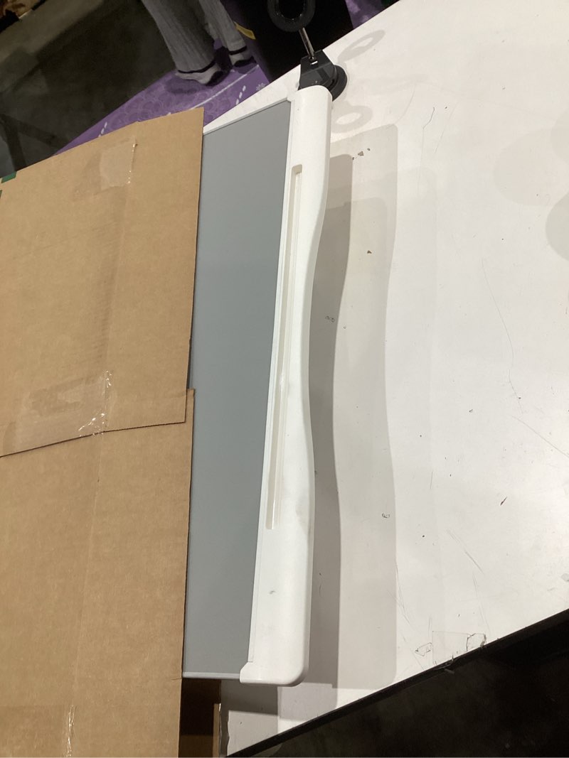 Condition photo showing Good Condition for laptop desk for bed, adjustable bed table with leather desktop, foldable x-large laptop bed trays with drawer for bed couch floor writing working reading eating painting (gray, 23.6"×15.7") gray x-large 23.6×15.7in