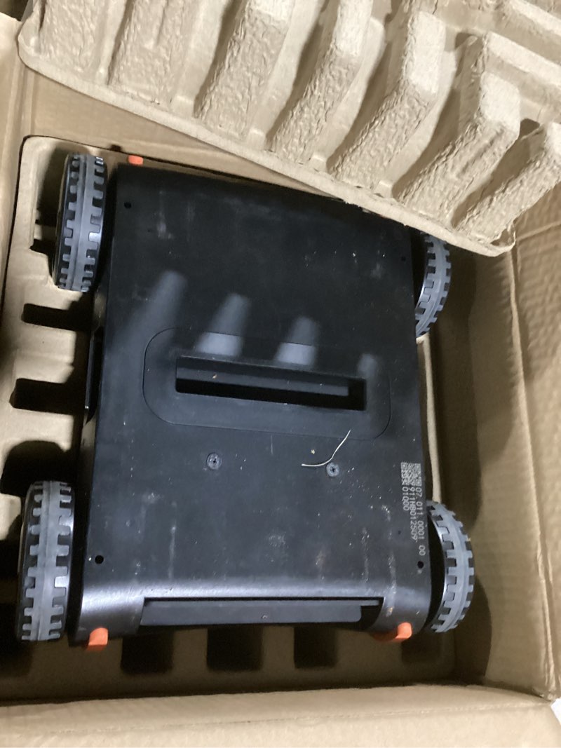 Condition photo showing As Is for Cordless Pool Vacuum for Above Ground Pool, Robotic Pool Cleaner for Floor Cleaning, 130 Min Runtime, Powerful Suction, Self-Parking, Above Ground Pool Vacuum for Inground Pools up to 1291 Sq.ft