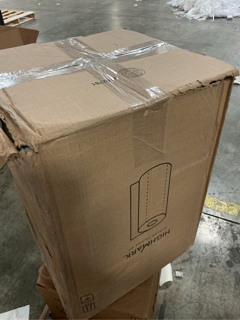 Condition photo showing New/Like New for highmark kitchen 2-ply paper towels, 5", 110 sheets per roll, 8 rolls per pack, case of 4 packs