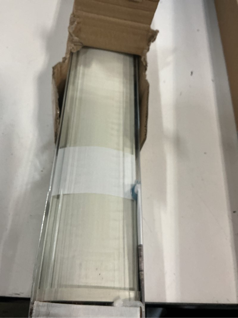 Condition photo showing New/Like New for aosky blackout roller shades cordless blinds for windows, free-stop shades with valance, thermal insulated fabric, uv protection, blinds for home and office (35.5" w x 72" h, linen beige linen beige 35.5"w x 72"h