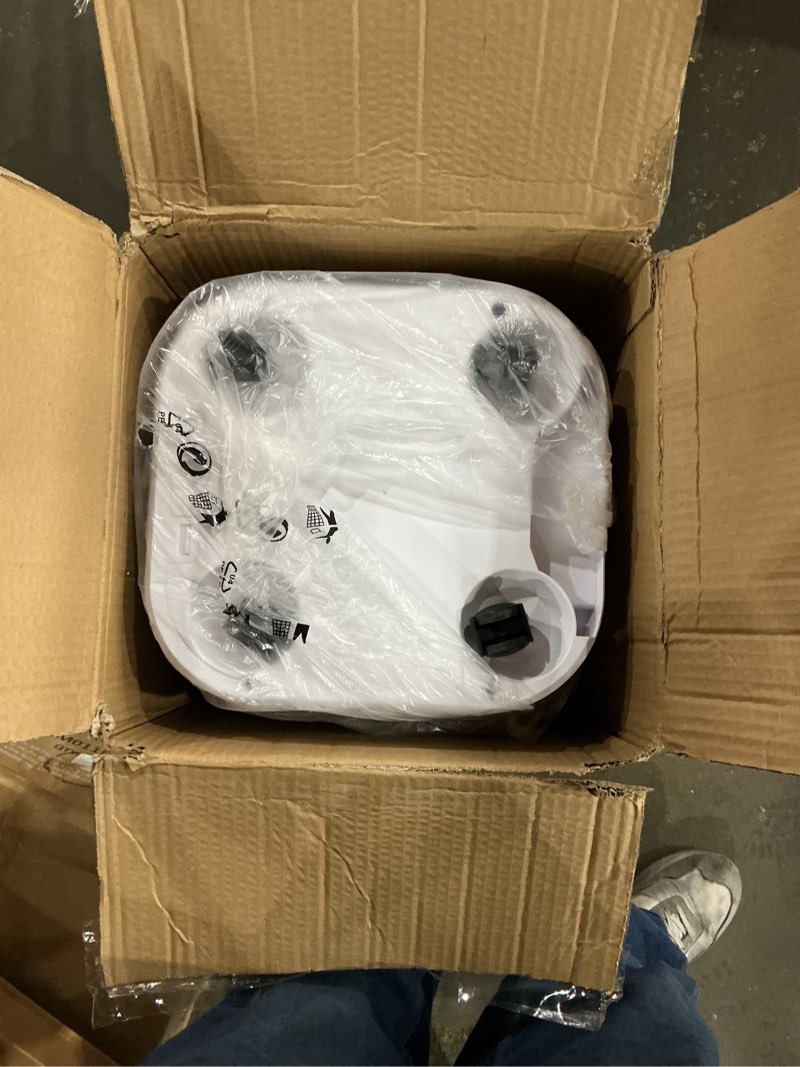 Condition photo showing As Is for 24" Windowless Portable Air Conditioner, 15H Timer & 120°Oscillation, 3-IN-1 Portable AC Unit with Remote, 2-Gal Tank, 3 Modes & 3 Speeds, Ultra-Quiet Ventless Swamp Cooler for Home Office, Pearl