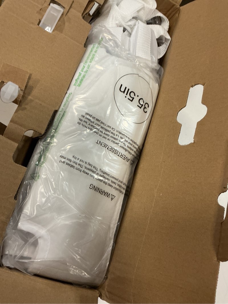 Condition photo showing Good Condition for ComfyBumpy Premium Adjustable Bed Rail for Toddlers, Swing-Down Safety Guard, Height Adjusts 24.4"–32.3" H, 35.5" Regular Length, Sturdy Steel & Breathable Mesh, for Twin, Full & Queen, White, 1-Pack White 35.5"L × 24.4"–32.3"H (Adjustable) | 1-Pack