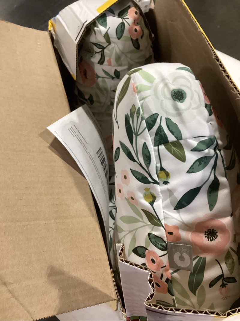 Condition photo showing Good Condition for Boppy Nursing Pillow - Ergonomic Bottle & Breastfeeding Pillow with High, Firm, Large Area, Water-Repellent Cushion with Washable Cover; Baby Safety Alliance Verified - Sage Green Leaf New Nursing Pillow Green Sage Leaf
