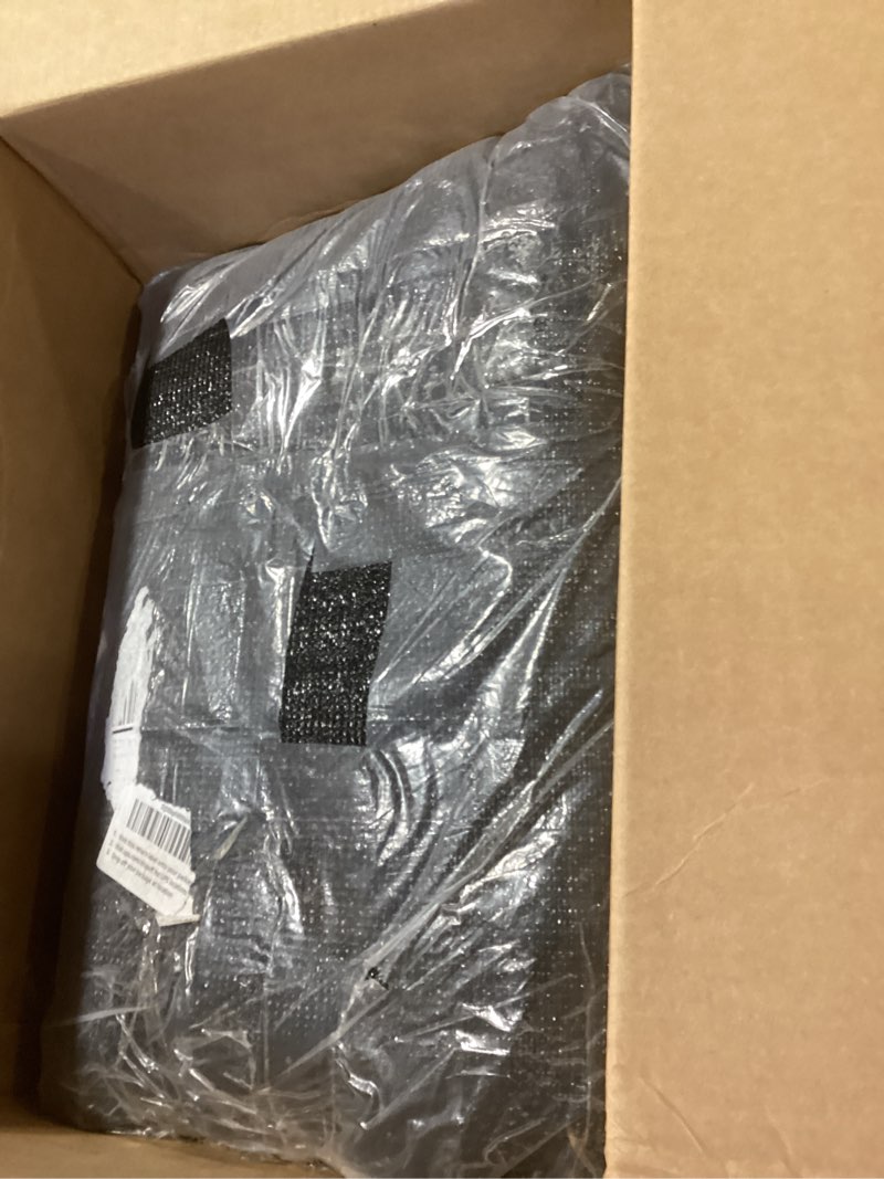Condition photo showing New/Like New for AIMFIKIOR 90% Black 10 ft X 18 ft Heavy Duty Shade Mesh Tarp Shade Cloth Taped Edge with Grommets - for Outdoor Plant Cover,Patio,Tomatoes Barn Kennel,Greenhouse 10 ft X 18 ft Black