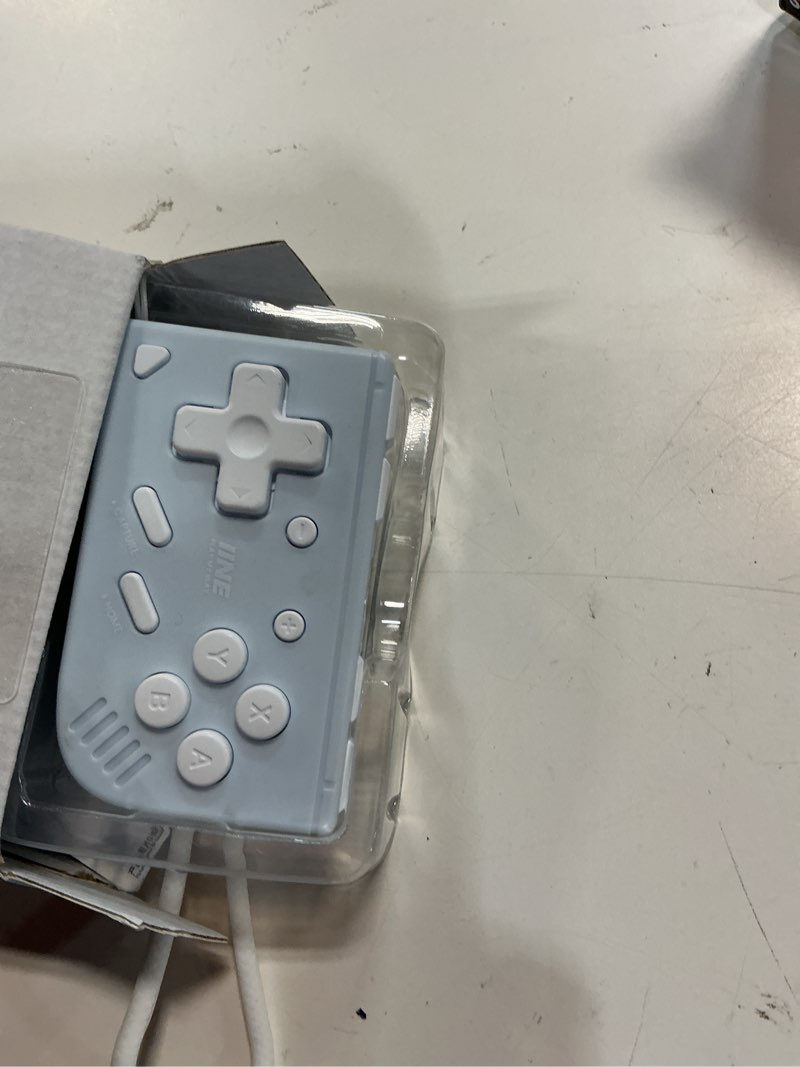 Condition photo showing Good Condition for iine mini retro game controller, pocket-size wireless mini game controller with keychain design, portable travel controller for mobile & pc gaming (baby blue)