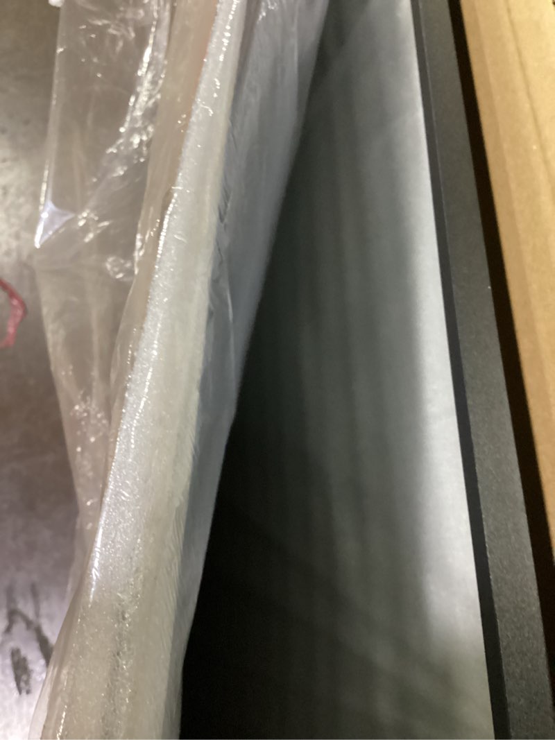 Condition photo showing As Is for (similar to)dumos arched full length mirror with stand 64\"x21\" floor standing aluminum frame for bedroom body hanging leaning modern simple home decor shatter-proorf nano glass wall living room cloakroom black black-arched 64\"l x 21\"w