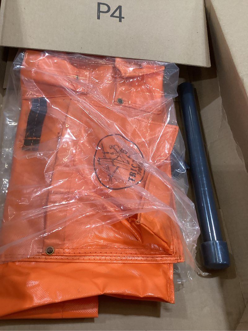Condition photo showing As Is for lineman tool board, aerial apron, bucket truck tools organizer with over 16 pockets, tool organizer for bucket trucks and lineman, includes two 2” bucket hooks 16 pockets(with magnet) 1