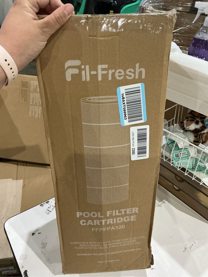 Condition photo showing Good Condition for fil-fresh c1200 pool filter cartridges compatible with hayward c1200, replacement for pleatco pa120, hayward cx1200re, unicel c-8412, 120 sq.ft