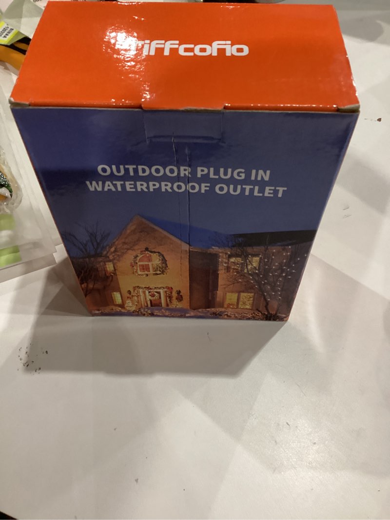 Condition photo showing New/Like New for TiFFCOFiO New Digital Outdoor Timer Waterproof, Dial Programmable Method, Outdoor Light Timer with 2FT Extension Cord, 2 Grounded Electrical Outlets for Lights, 6 Sets of Programs, 20A/2500W Digital, 1 PACK