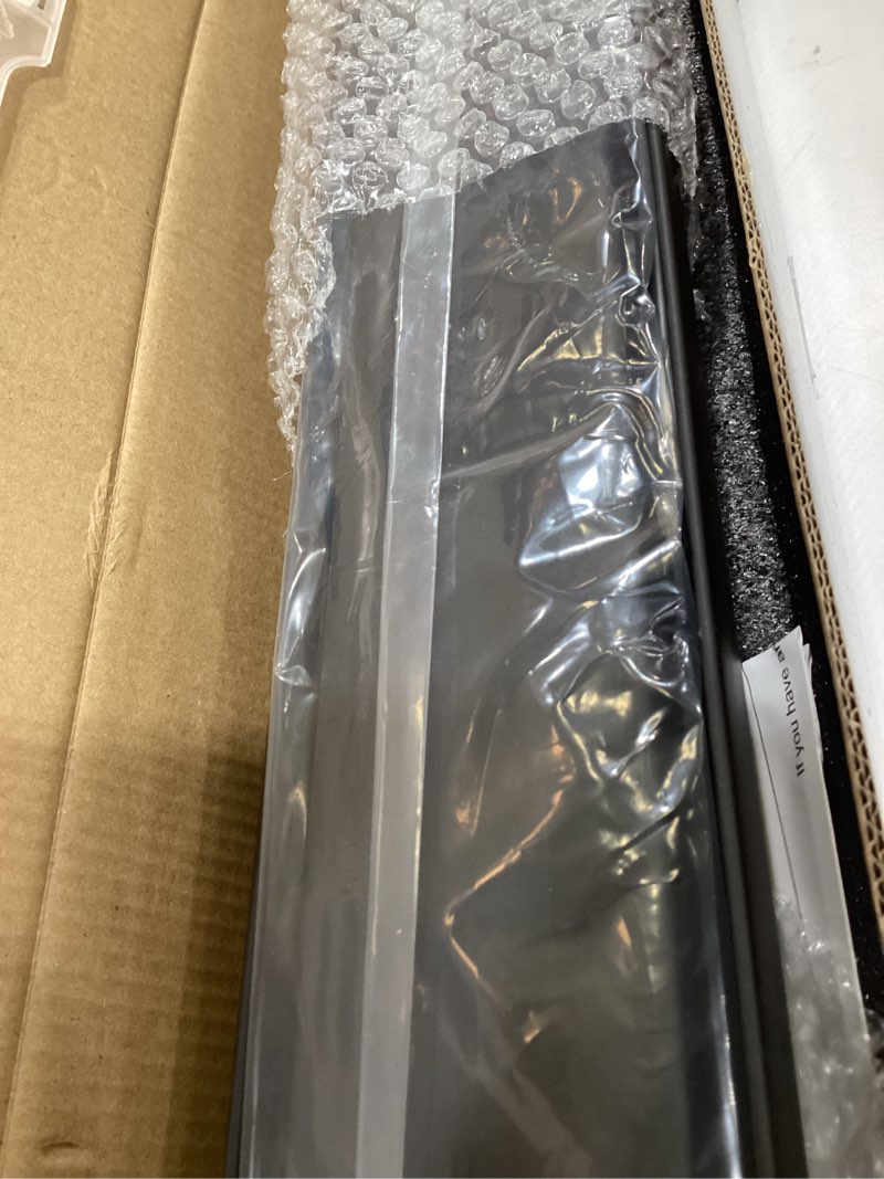 Condition photo showing New/Like New for DLONE Linear Shower Drain | 24" AISI 304 Stainless Steel Shower Drain, Matte Black Linear Drain with Tile Insert Panel & Adjustable Feet, Long Rectangle Shower Floor Drain in Bathroom, Balcony, etc Matte Black 24 Inch