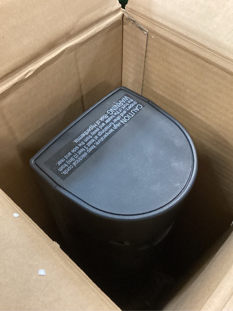 Condition photo showing As Is for PELONIS 30” Ceramic Tower Space Heater with Adjustable Thermostat for Large Room, 75° Oscillation, Remote Control & 12H Timer, Tip-Over Switch & Overheating Protection, 1500W, PHF15RSAPH30, Black