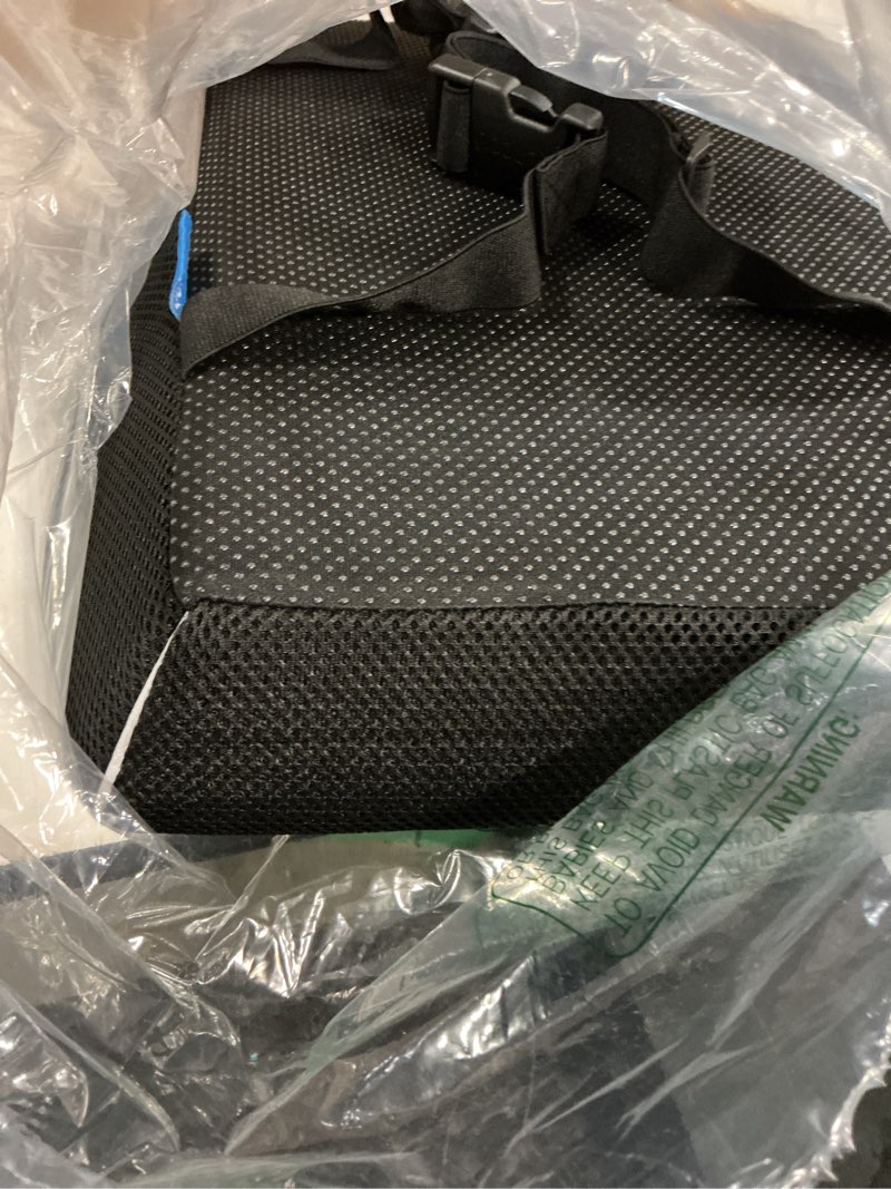Condition photo showing Good Condition for lumbar support pillow for office chair, office home essentials,gifts for mom,dad, back support pillow for car, chair cushions,back pain relief improve posture,mesh cover double adjustable straps