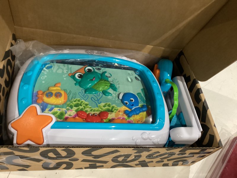 Condition photo showing Good Condition for baby einstein sea dreams soother musical crib toy and sound machine - blue: music, lights up, illustrated animals, volume control