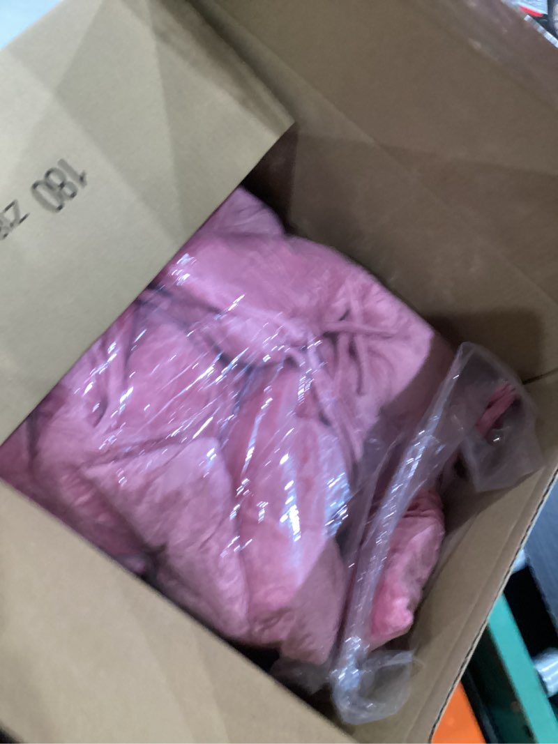 Condition photo showing As Is for 6 Pack Square Seat Cushion Chair Pads for Kitchen Dining Chairs, Soft Comfort Velvet Chair Mat Pillow Cushions with Ties for Office Desk Living Room Tatami 15.5", Pink Pink 6Pack