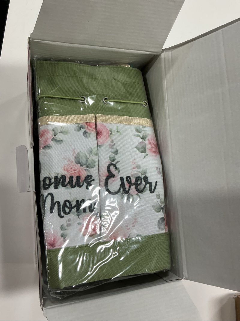 Condition photo showing New/Like New for Bonus Mom Gifts, Garden Kit Christmas Bonus Mom Gifts from Bonus Daughter Floral Gardening Tools and Durable Garden Tools Organizer Tote, Gardening Set for Women on Birthday Plant Lover Present