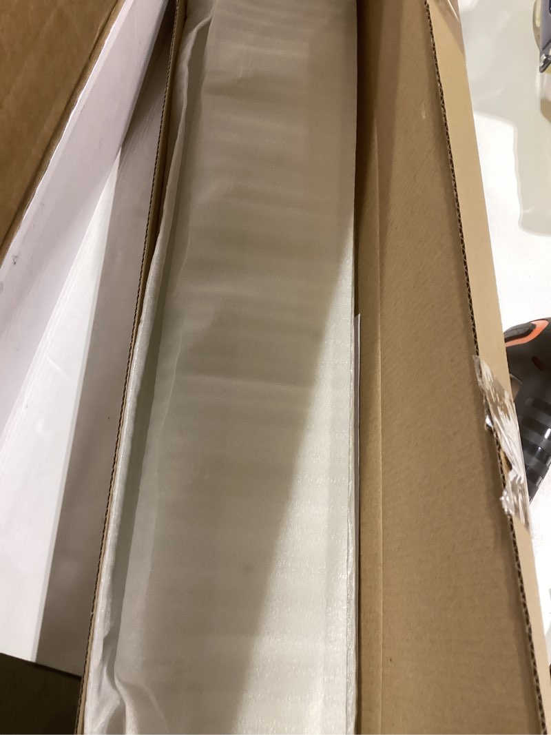 Condition photo showing New/Like New for Shelf with 7 Hooks, 23 Inch Entryway Coat Rack Wall Mounted, Metal Coat Hanger with Shelf Storage Clothes, Bags, Purse for Living Room, Balcony, Closet, White White 23 IN