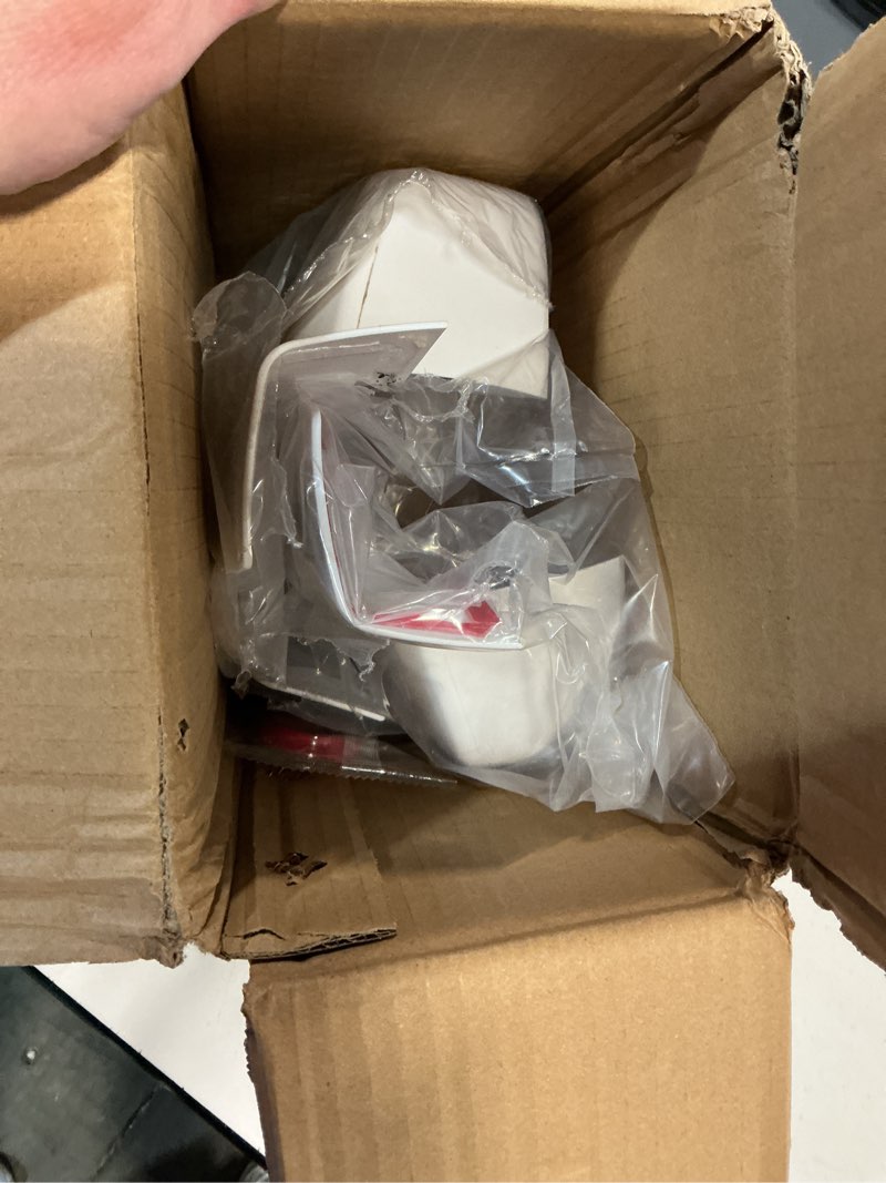 Condition photo showing As Is for white fully mirror caps covers compatible with 2007-2014 chevy silverado gmc sierra avalanche tahoe suburban yukon escalade esv side view door mirror cover caps (left right) 2pcs fully caps white for 2007-2013