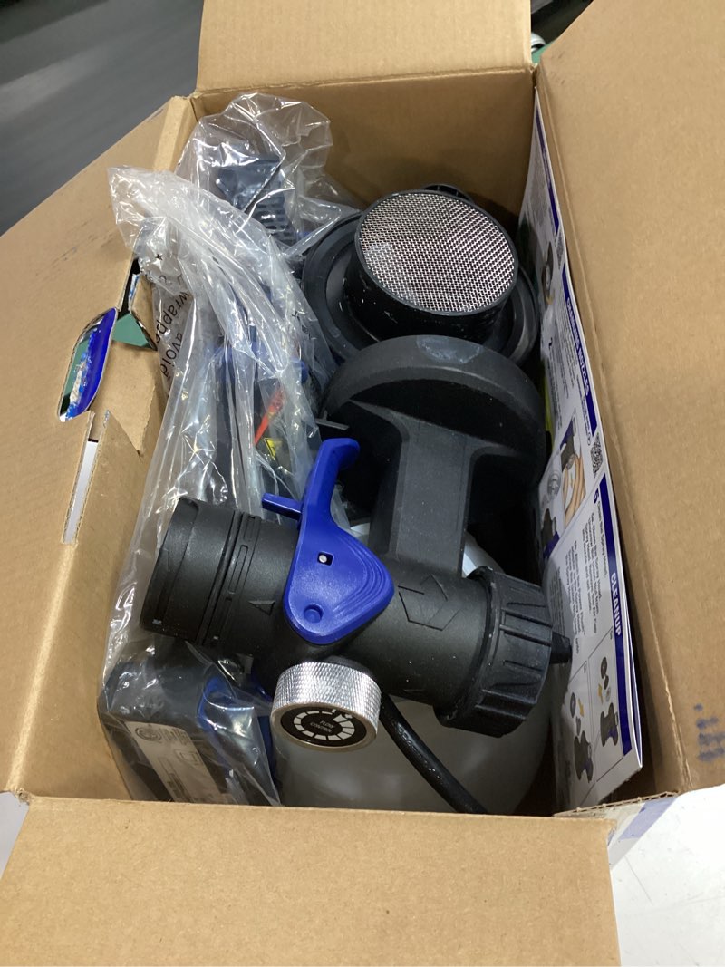 Condition photo showing As Is for evo hvlp handheld paint and stain sprayer with adjustable spray pattern