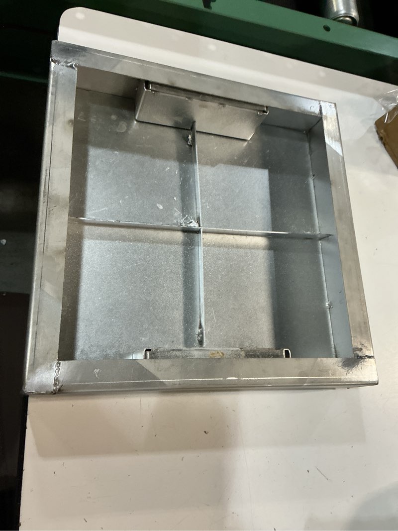 Condition photo showing Good Condition for 12x12 inch stainless steel invisible manhole cover with handle | recessed design, square septic tank cover and frame, for walkway/driveway 12x12in square with handle