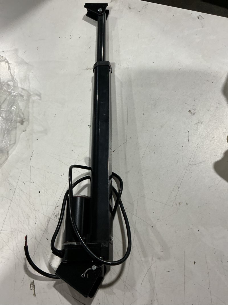 Condition photo showing As Is for power roof lift actuator for palomino truck campers