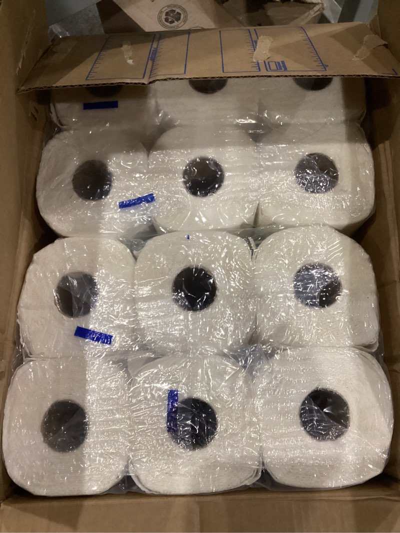 Condition photo showing As Is for Sparkle Pick-A-Size Paper Towels, 24 Double Rolls = 48 Regular Rolls, Everyday Value Paper Towel with Full and Half Sheets 2640 Sheet (Pack of 1)