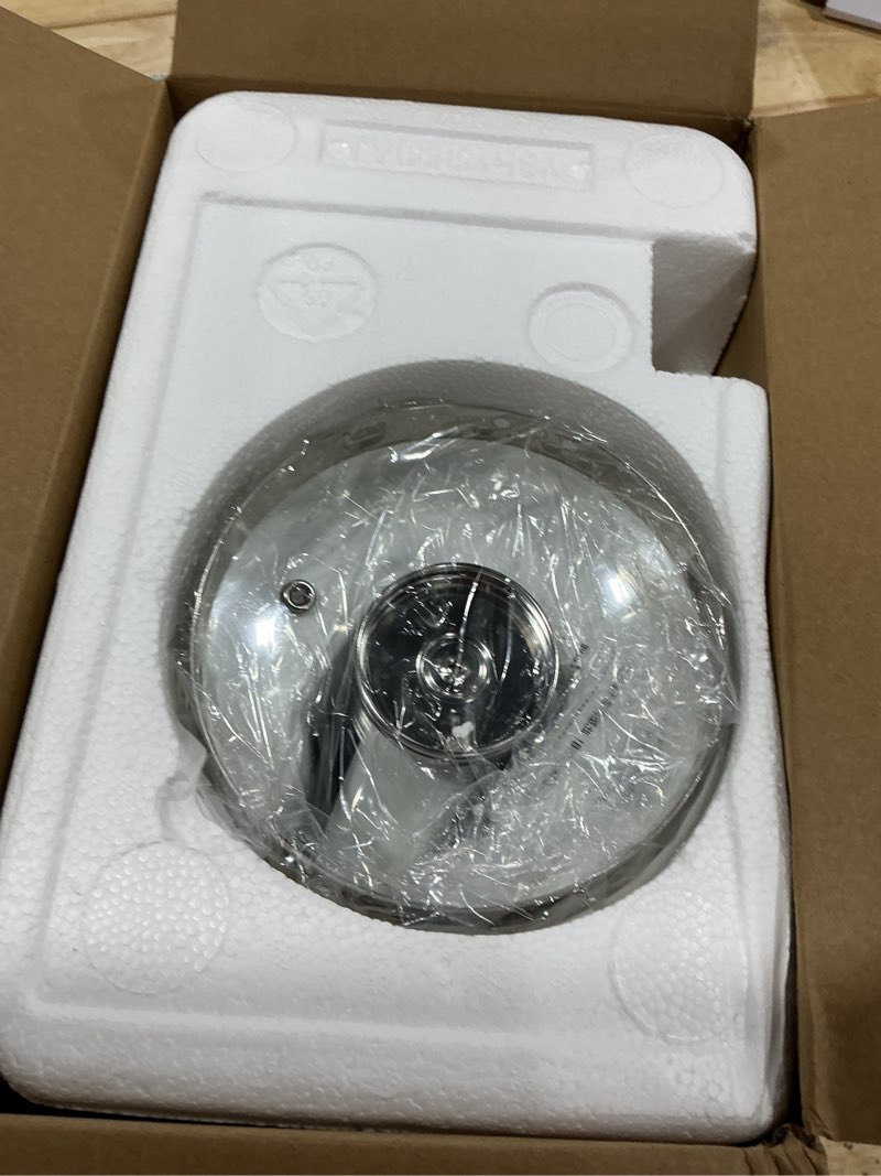 Condition photo showing New/Like New for 1200w electric kettle, 1.5l borosilicate glass tea kettle, hot water kettle electric for coffee or tea, bpa free, auto shut-off, stainless steel, fast boil, white white 1.6 quarts