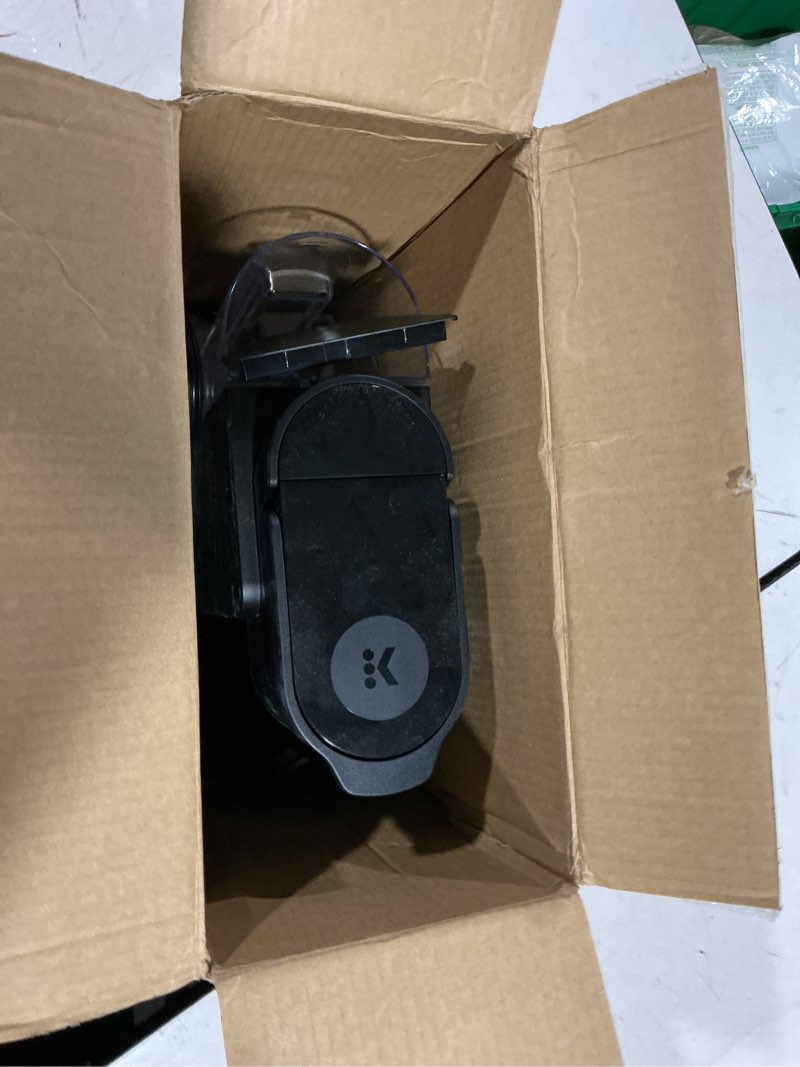 Condition photo showing As Is for keurig k-express single serve k-cup pod coffee maker, 3 brew sizes, strong button feature, 42oz removable reservoir, black