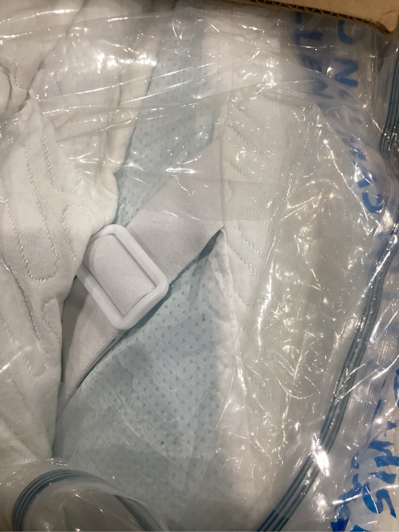 Condition photo showing Good Condition for elemuse super olympic queen dual layer 3 inch memory foam mattress topper, 2 inch cooling gel memory foam and 1 inch soft pillow top mattress pad for back pain relief white super queen