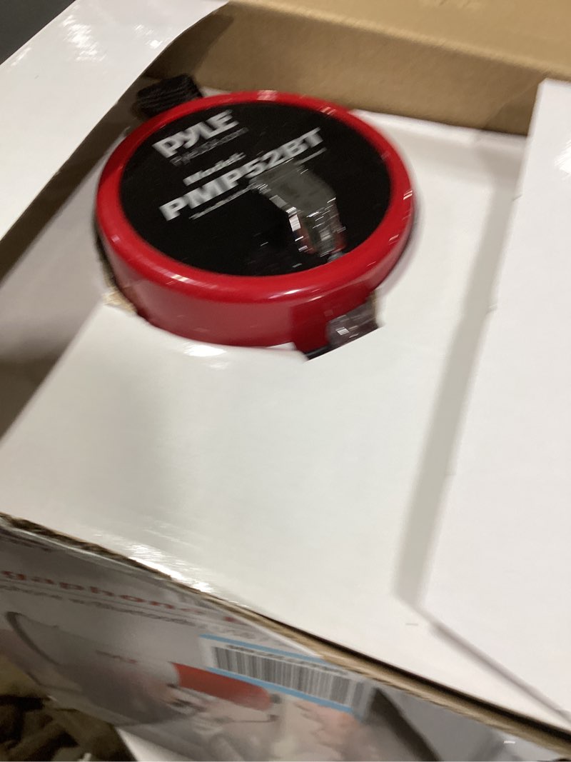 Condition photo showing New/Like New for Pyle Portable Megaphone Speaker PA Bullhorn-Built-in Siren, 50W Adjustable Volume Control &1200 Yard Range-Ideal for Any Outdoor Sports, Cheerleading Fans & Coaches or for Safety Drills - PMP52BT