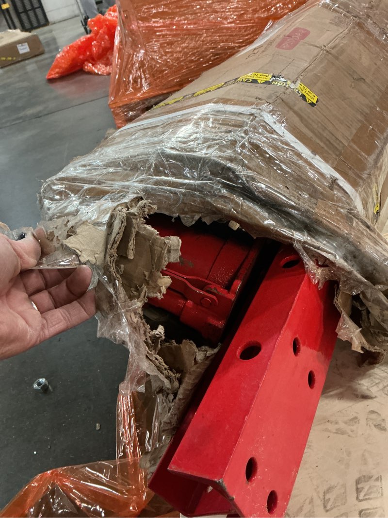 Condition photo showing As Is for 12 ton hydraulic press