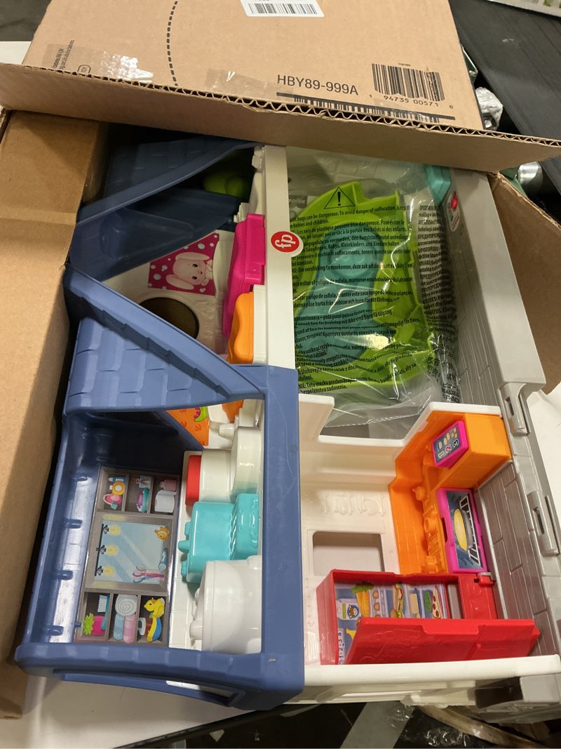 Condition photo showing Good Condition for Fisher-Price Little People Toddler Toy Friends Together Play House Pretend Playset with Learning Songs for Preschool Kids Ages 1+ Years Playset Simplified Packaging