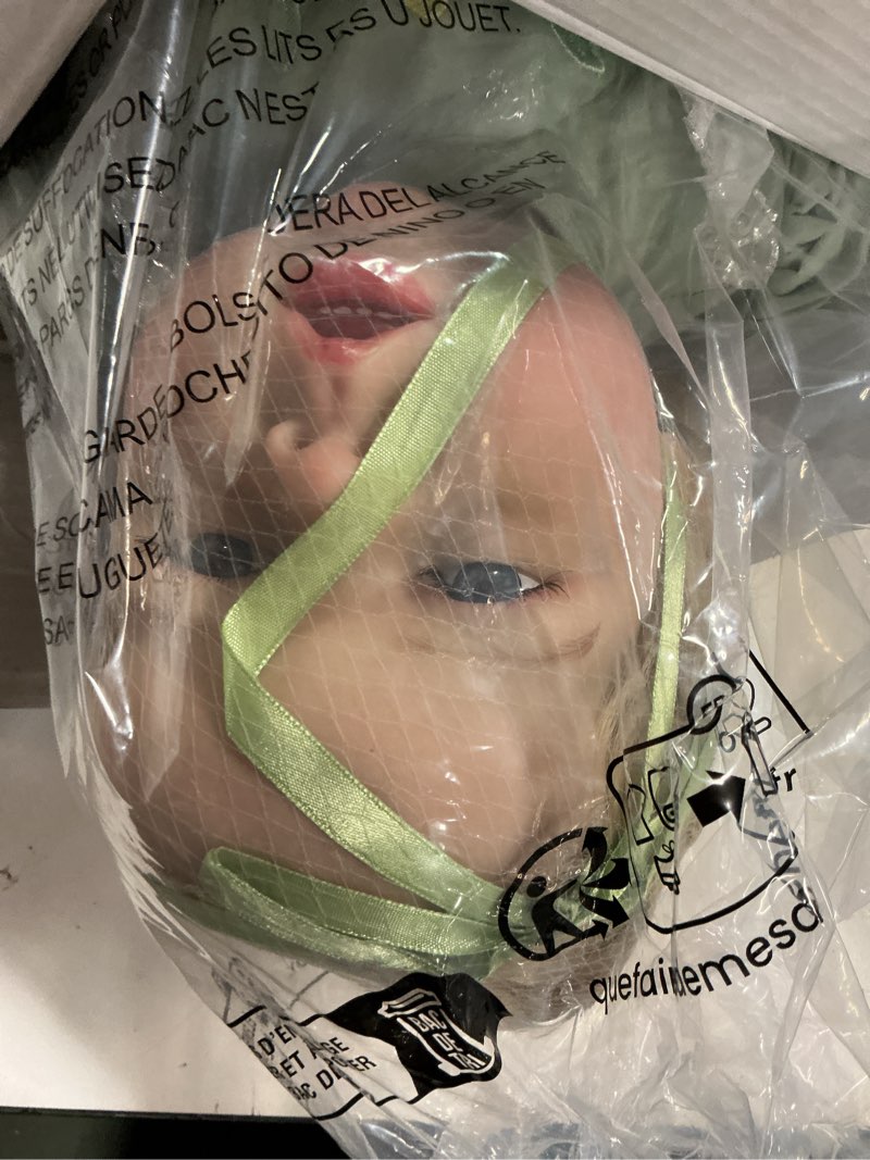 Condition photo showing Good Condition for Pinky Reborn Baby Dolls 28 inch 70cm Silicone Vinyl Reborn Toddler Baby Doll Blonde Hair Realistic Real Lifelike Looking Newborn Dolls for Age 3+