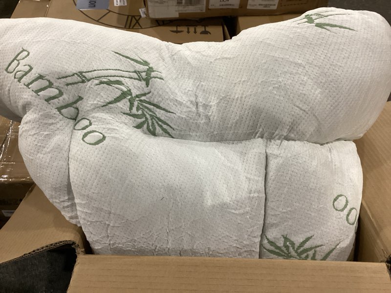 Condition photo showing As Is for DOWNCOOL 3 Inch Memory Foam Mattress Topper Queen – Cooling Pillow Top Mattress Topper for Back Pain