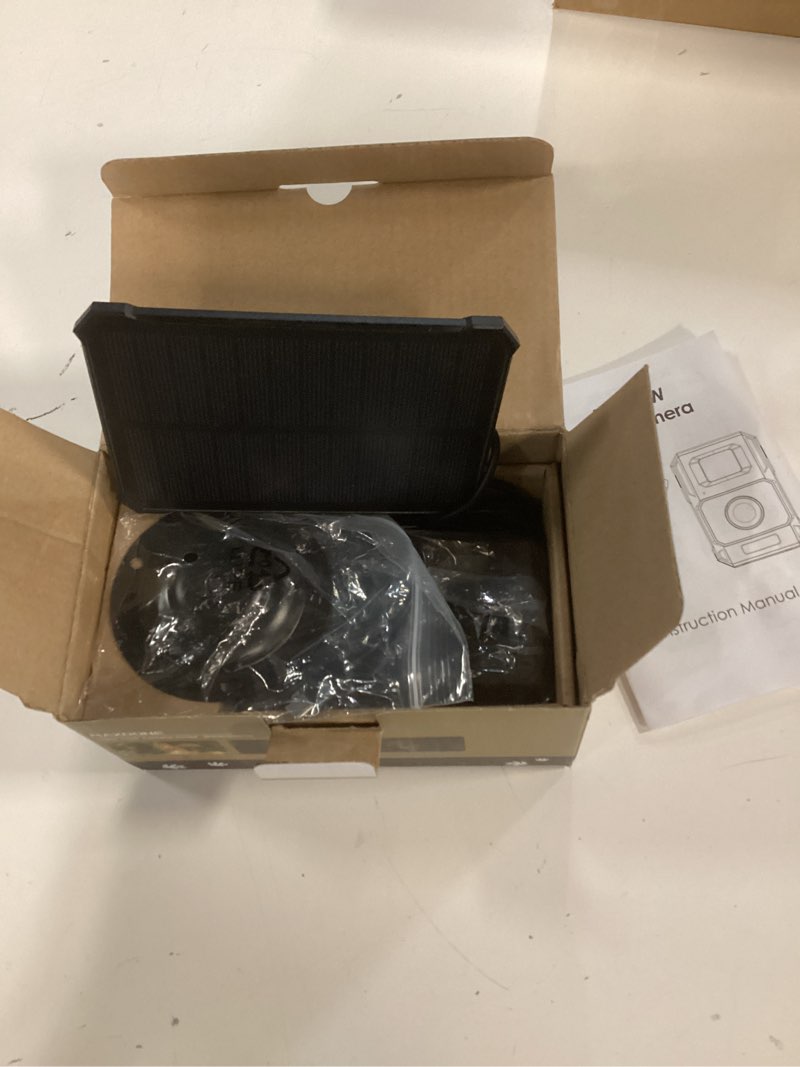 Condition photo showing New/Like New for MAXDONE Solar WiFi Trail Camera Bluetooth Game Camera, 4K 64MP Wildlife Cameras 2000mAh Built-in Battery Rechargeable Power Hunting Cameras with Night Vision Trail Cam Bluetooth Wi-Fi Deer Cams PH960W-1 Camo