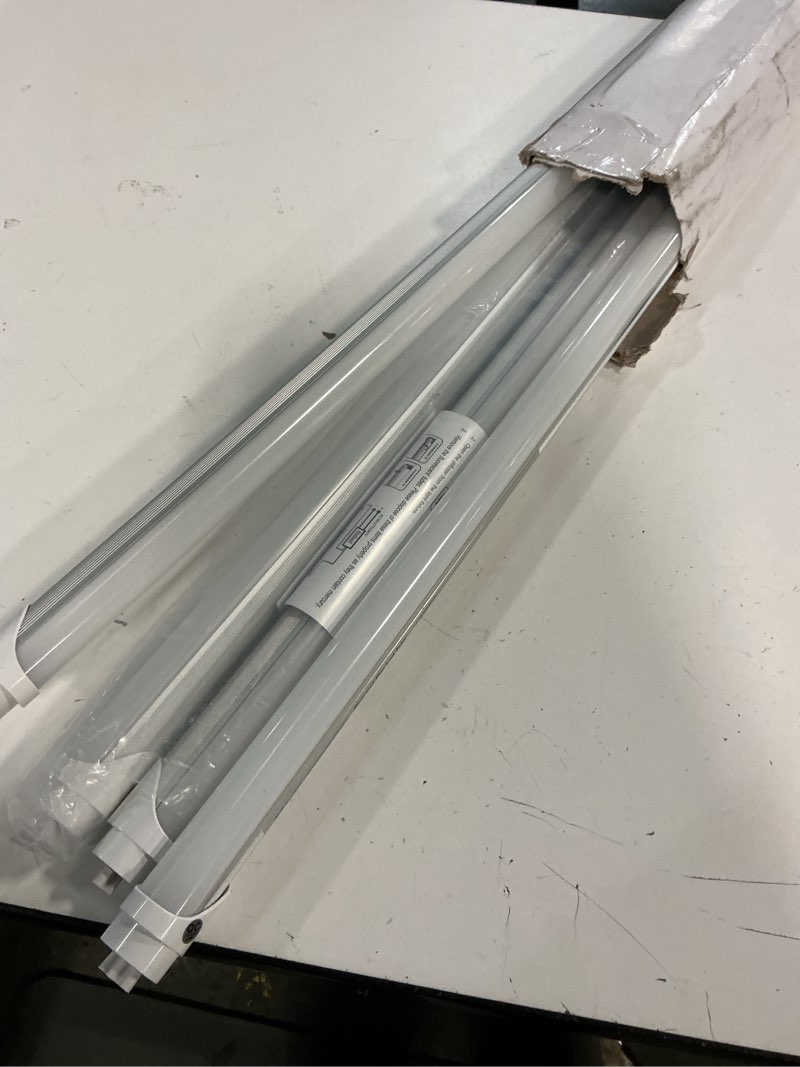 Condition photo showing Good Condition for T8 T12 4FT LED Bulbs Light Tube Type A+B 18W 2250LM, F32T8/F40T12 LED Fluorescent Replacement(18W=30W), 5000K Daylight, Plug and Play or Ballast Bypass, Dual-End, UL & DLC Listed(4 pcs) 4 5000k Daylight