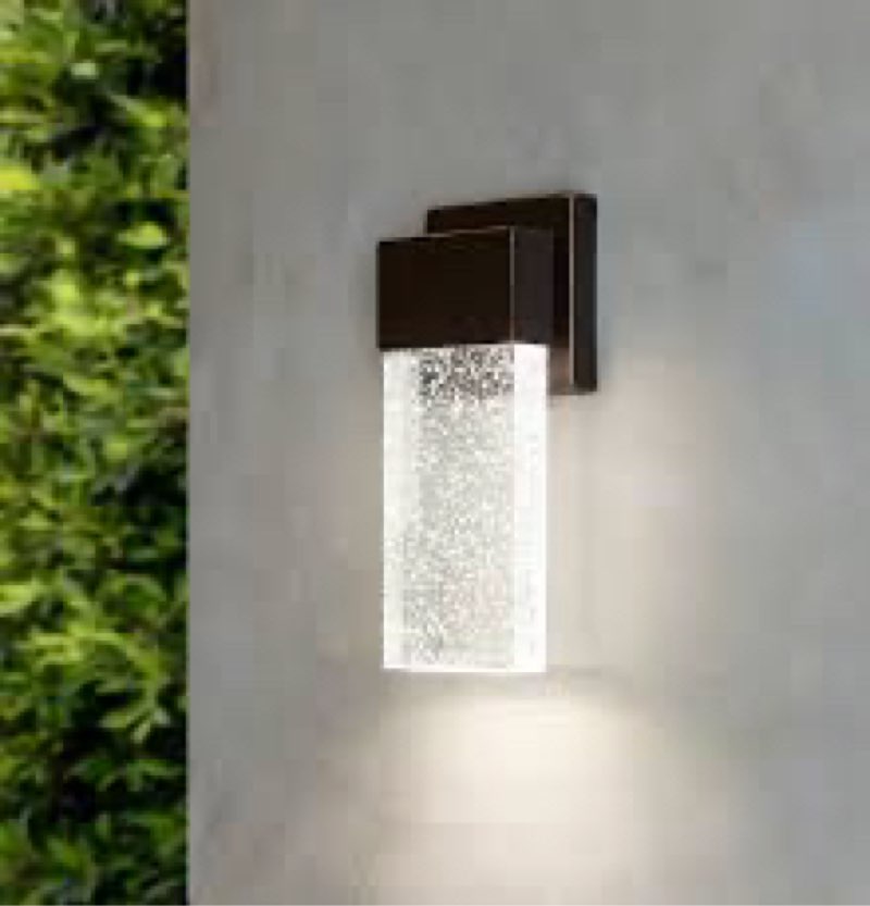 allen + roth waldorf  outdoor wall light