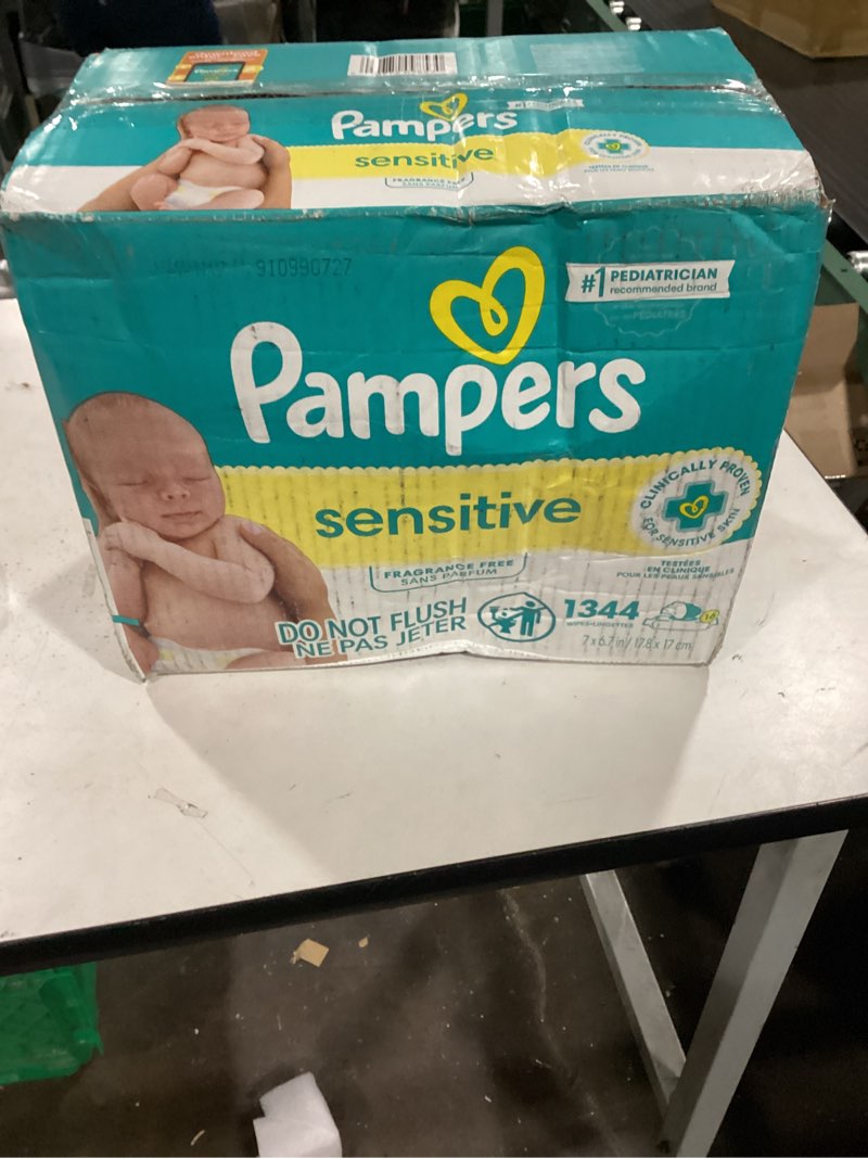 Condition photo showing New/Like New for pampers baby wipes - sens - 1344ct