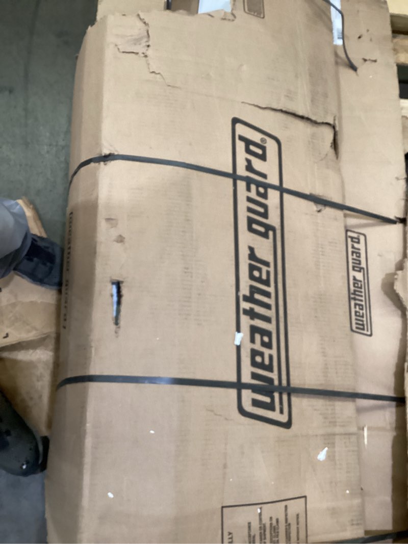 Condition photo showing As Is for Incomplete missing parts *Weather Guard 96142301 RAM ProMaster Screen Bulkhead , white