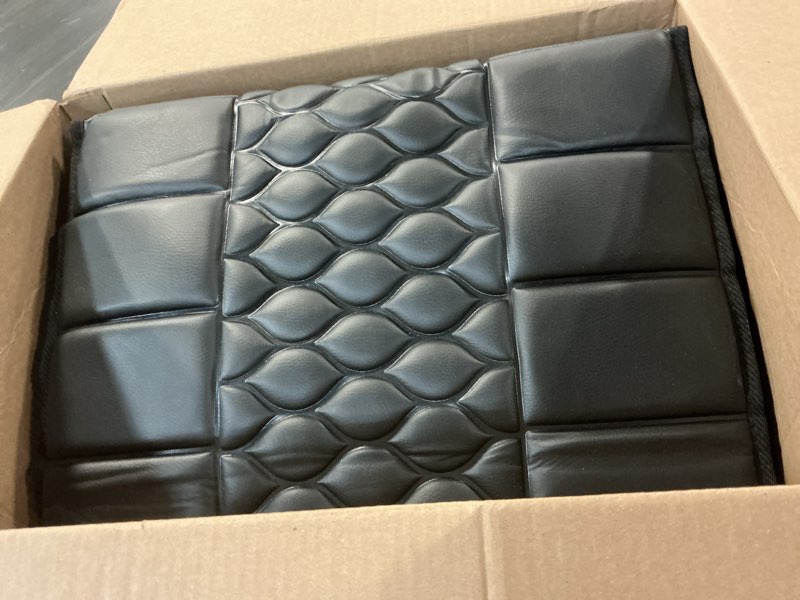 Condition photo showing As Is for Massage Mat, Detachable Neck Massager, Full Body Vibration Heating, Massage Pad with 10 Vibrating Motors and 9 Speed Settings for Home Office Use, Gift for Men Women Parents Christmas,Black