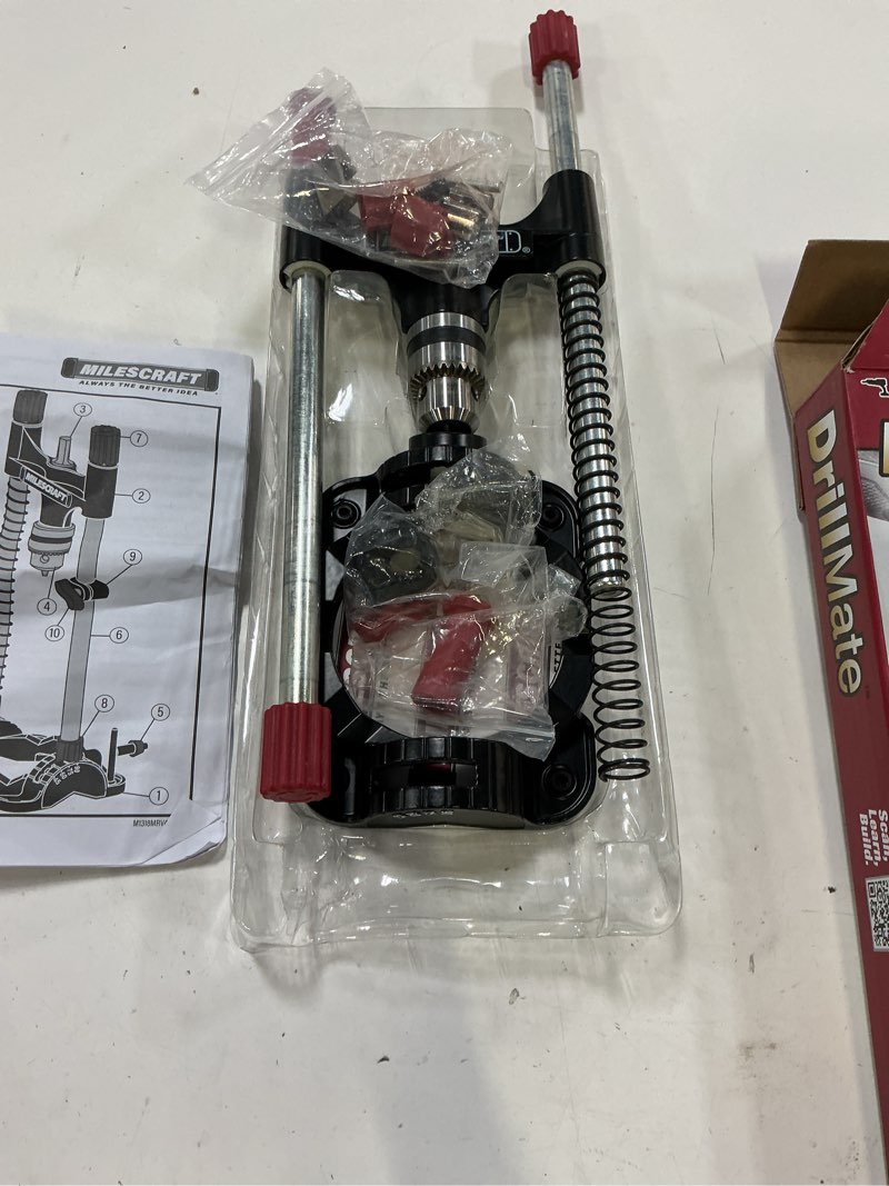 Condition photo showing As Is for milescraft drillmate portable drill guide 1 pk