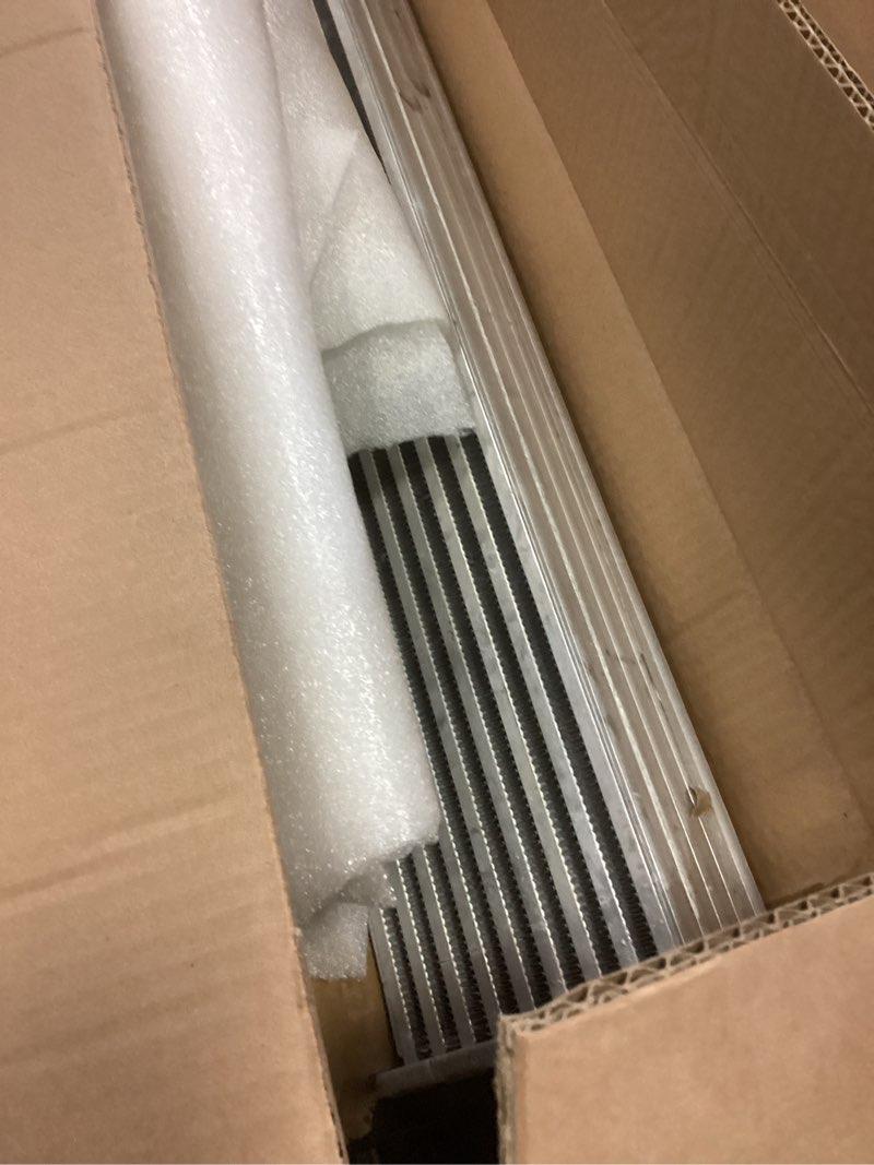 Condition photo showing Good Condition for CV6Z6K775A Turbo Intercooler Compatible with Ford Escape Titanium SE SEL Focus ST L4 2.0L, Aluminum Intercooler Charged Air Cooler Replaces 18005, 44011533, CAC21, 6016, FO3012102