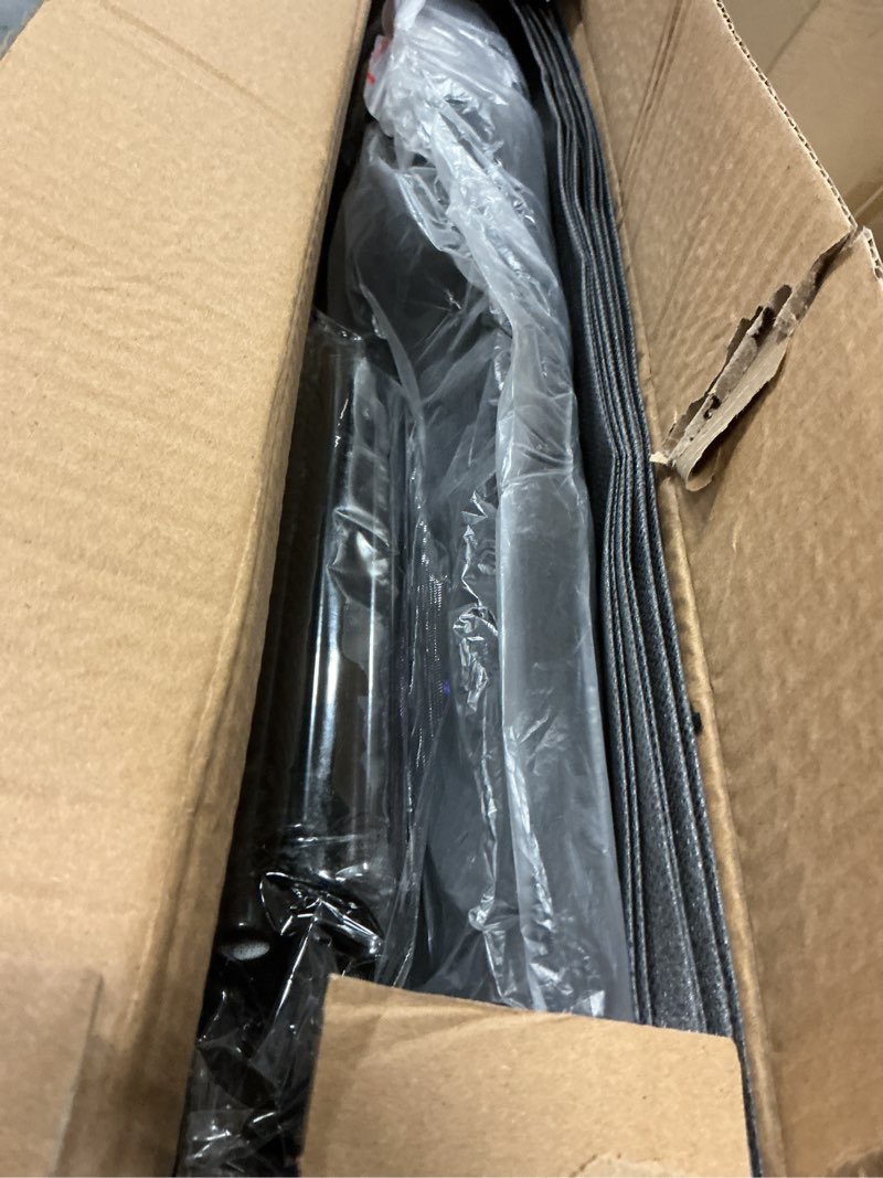 Condition photo showing Good Condition for RITOLLO Tall Shoe Rack with Cover - 9 Tiers Shoe Organizer Large Capacity Storage with 8 Side Pockets 30-45 Pairs and Boots Vertical Shoe Cabinet for Closets, Garage, Entryway, Dorm, Bedroom