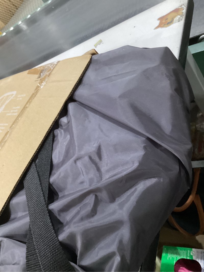 Condition photo showing As Is for Baby Delight Alpine Deluxe Portable Bouncer | Infant | 0 – 6 months | Charcoal Tweed