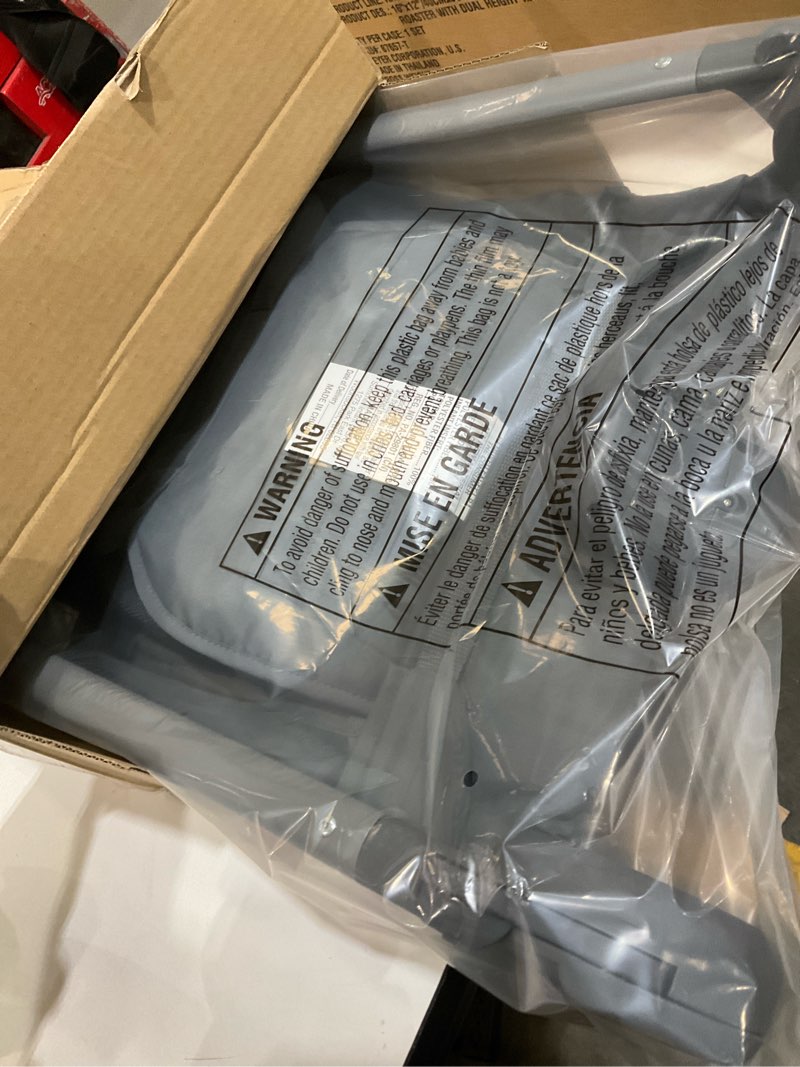 Condition photo showing Good Condition for Summer Infant 2-in-1 Bouncer & Rocker Duo (Gray and Teal) Convenient and Portable Rocker and Bouncer for Babies Includes Soft Toys and Soothing Vibrations