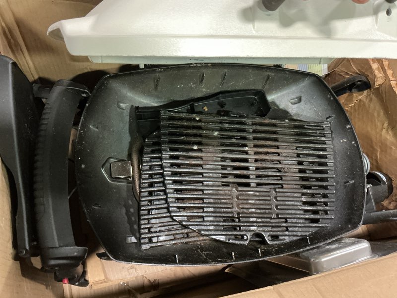 Condition photo showing As Is for Weber Q1200 Portable Gas Grill