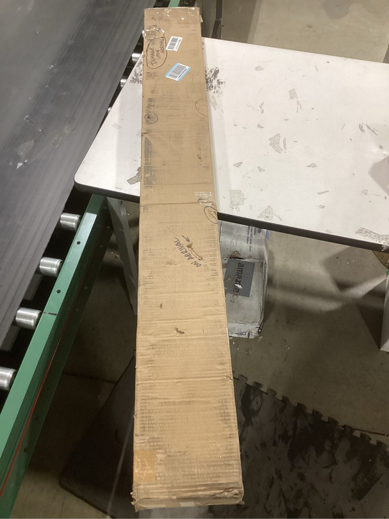 Condition photo showing Good Condition for AZSKY Deep Walnut Fireplace Mantel Shelf Wall Mounted, Handcrafted 60 Inch Floating Mantel Shelf for Over Fireplace, Long Hollow Solid Wood Shelf with Invisible Bracket for Bedroom Living Room Deep Walnut 60 Inch