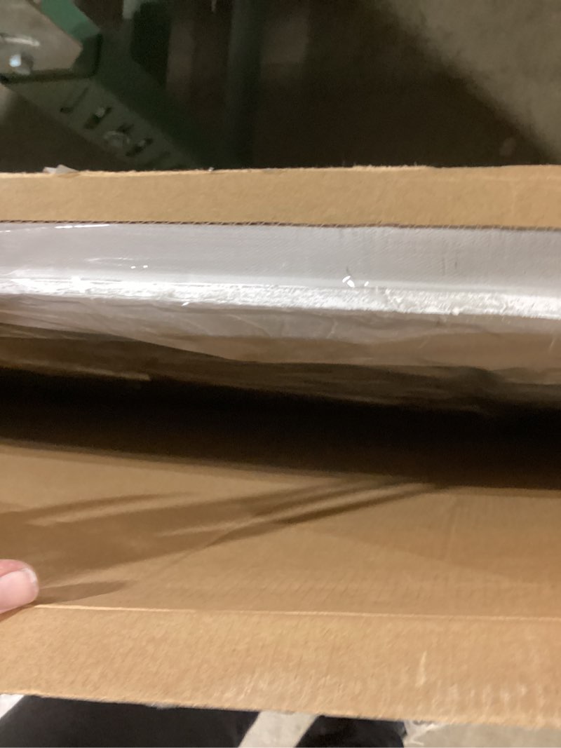 WINKAILIN Flower Wall Art Abstract Floral oil Painting Modern 29x58 White and Gold Large Canvas Artw